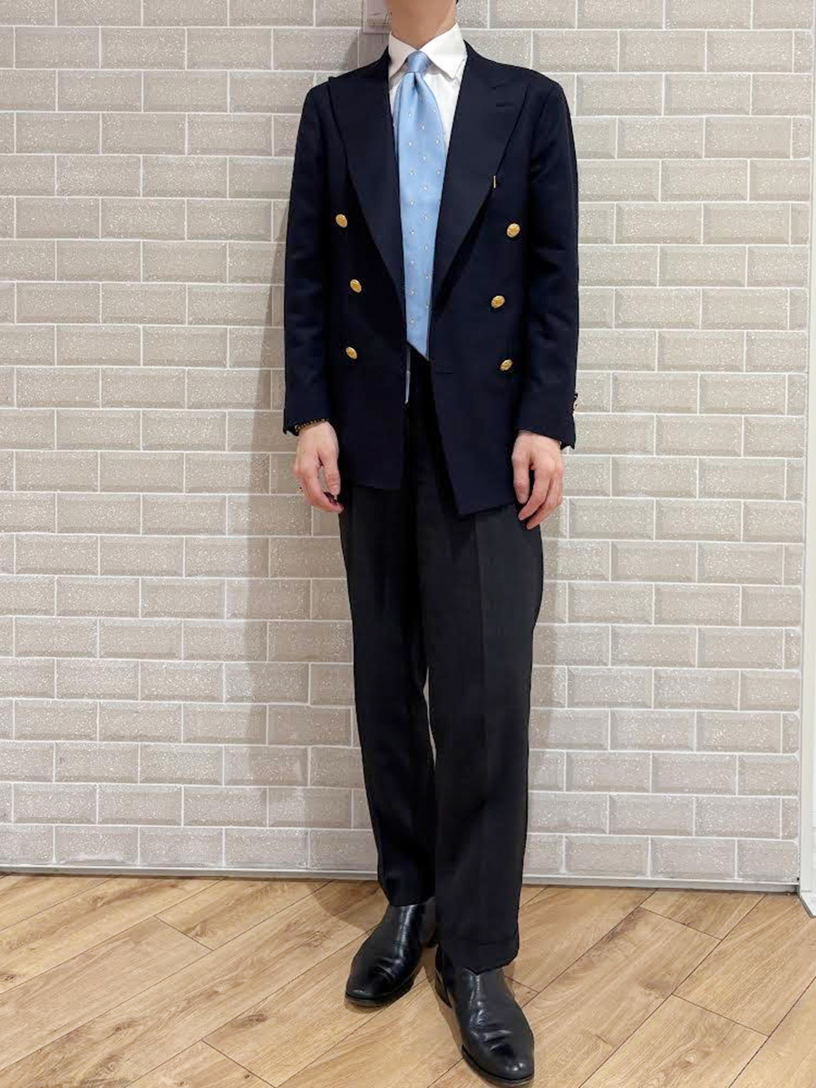 春らしいネクタイで爽やかビジネススタイル | オーダースーツブランド