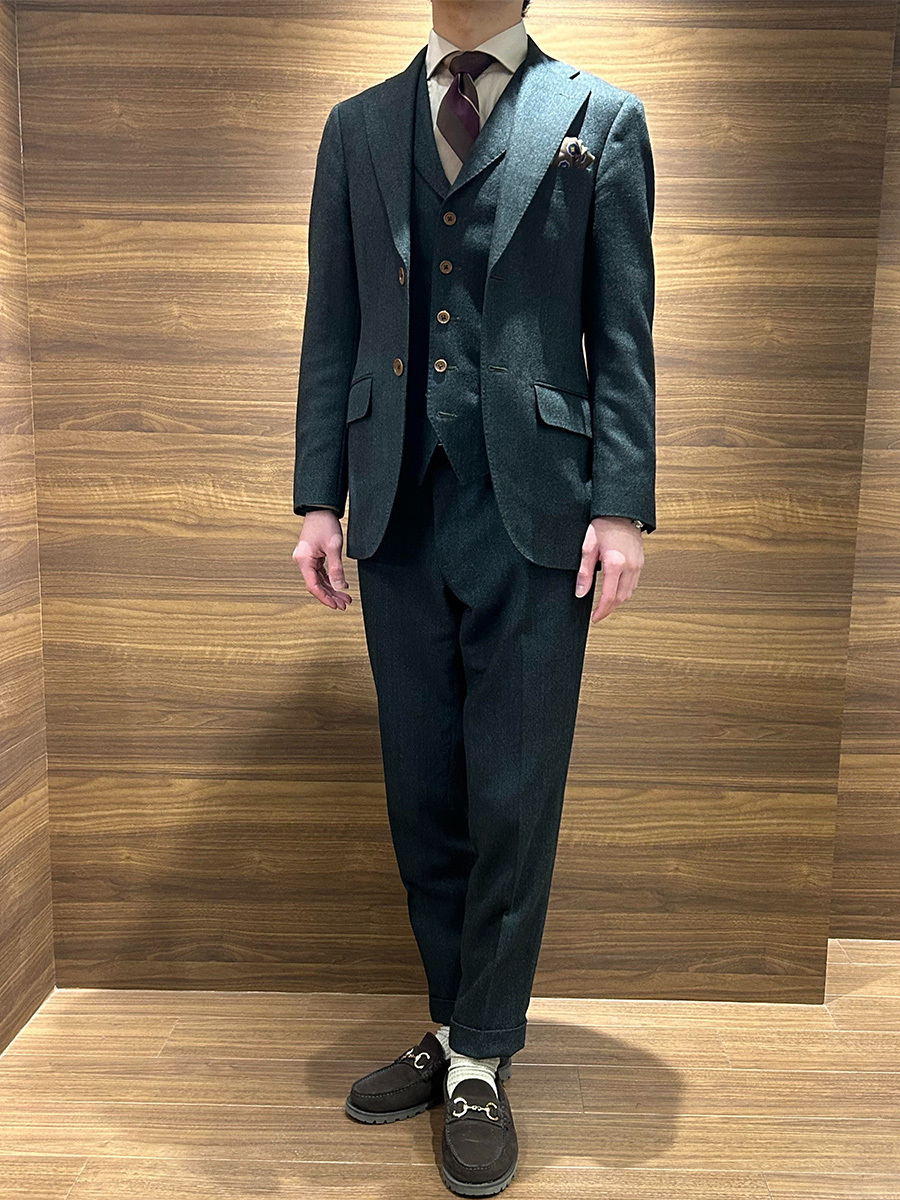クラシカルなスリーピースコーデ | オーダースーツブランドDIFFERENCE